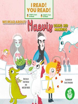 cover image of We Read About Maevis Using Her Manners